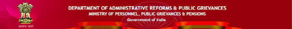 DEPT. OF ADMINISTRATIVE REFORMS AND PUBLIC GRIEVANCES